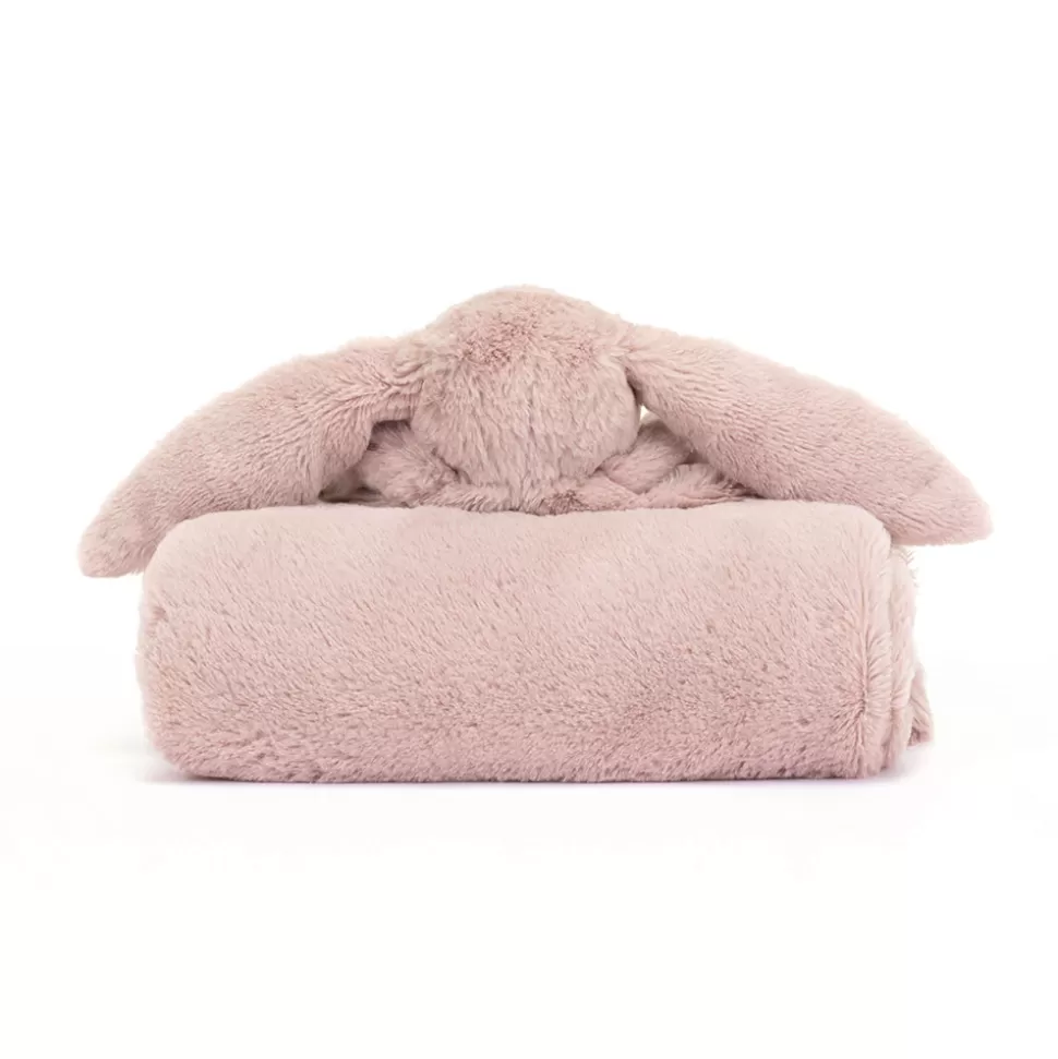 Morbida Coperta Peluche Coniglietto Elegante Jellycat - Coccola Soffice per Bambini e Neonati