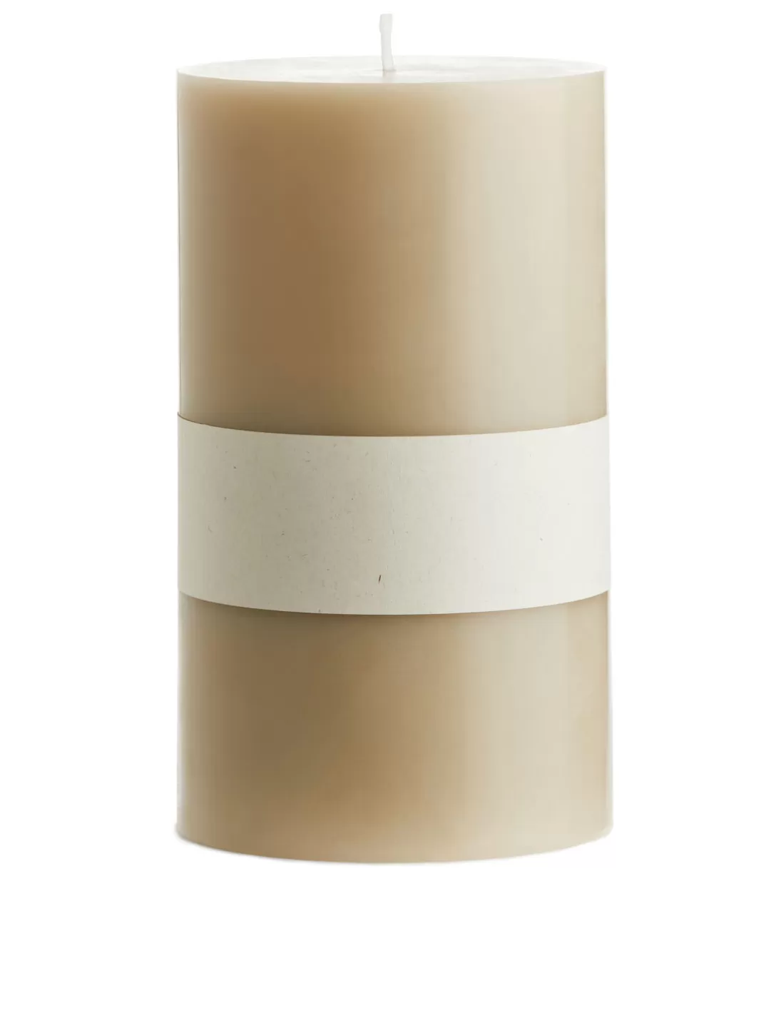 Luminosa Candela Decorativa ARKET - Blocco da 17,5 cm per Atmosfere Calde