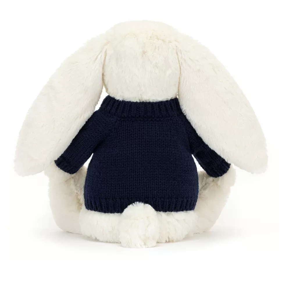 Peluche Coniglietto Ciliegio in Fiore Jellycat - Maglioncino Marina Personalizzabile con Tocco Unico