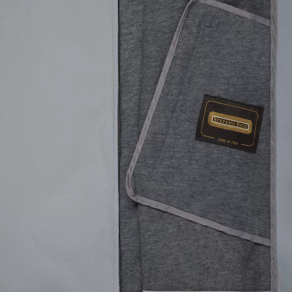 Giacca Bomber Classica in Seta Stefano Ricci - Edizione Esclusiva per Uomo