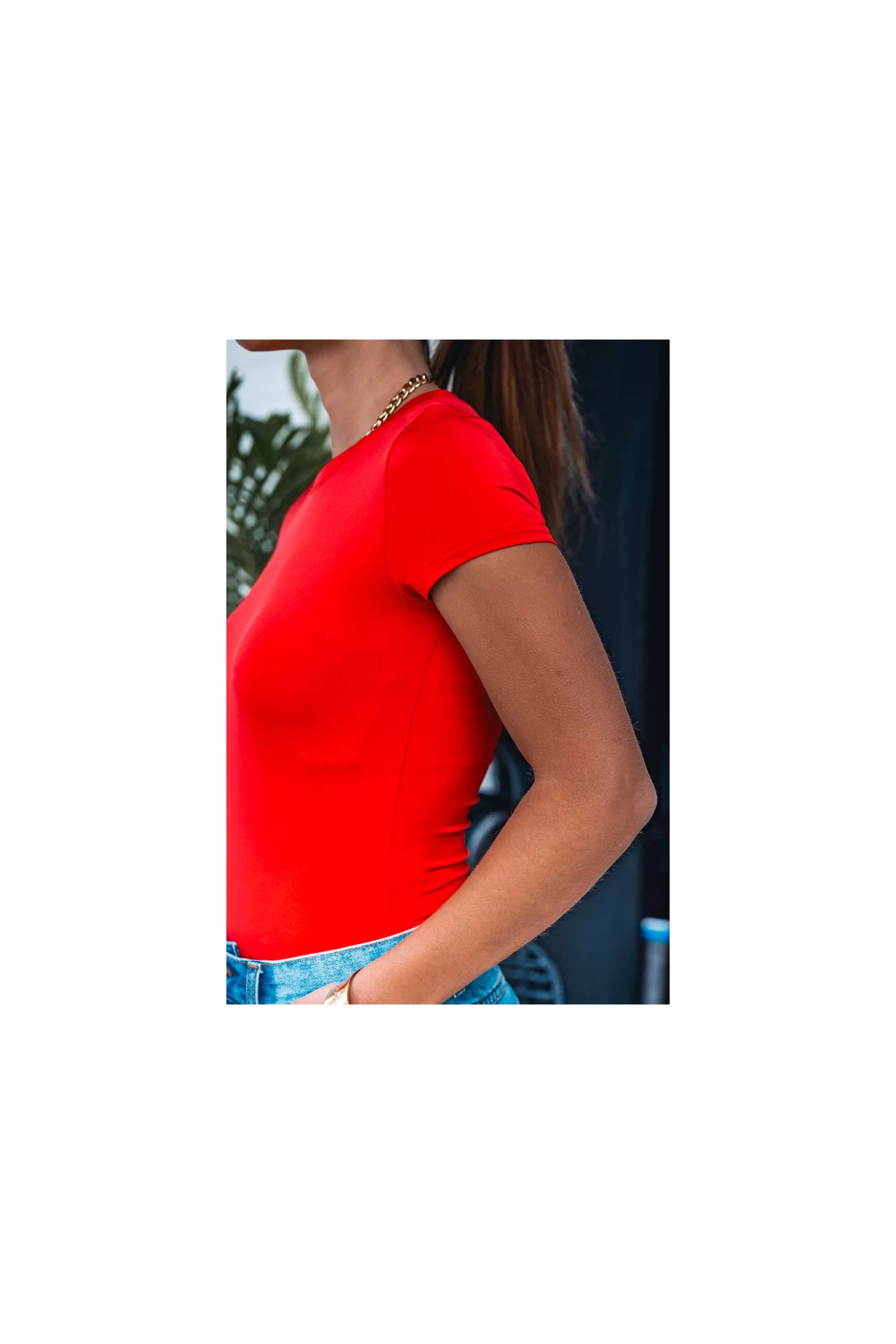 Saldi Estivi - Body Belmira Rouge: Magliette Femminili e Top Confezione Comoda