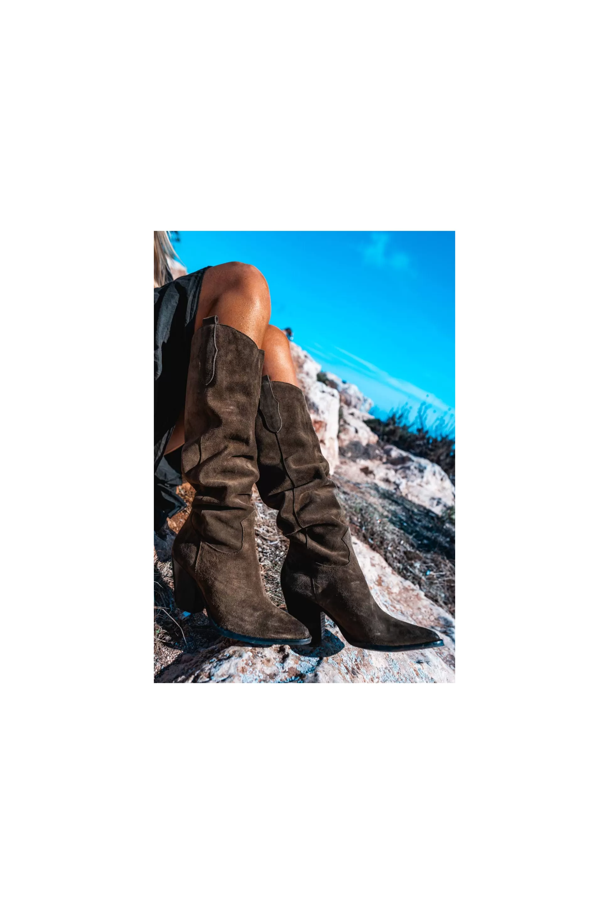 Stivali Kansa Kaki - Design comodo e stile inconfondibile | Sconti imperdibili su calzature premium in outlet!