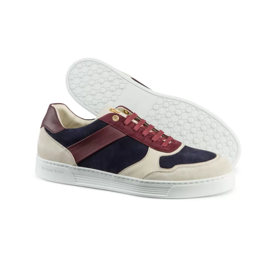 Scarpe Sportive Stefano Ricci - Pelle di Vitello e Scamosciato con Dettagli Artigianali 

(：  
1. Sneaker di Lusso Stefano Ricci in Pelle Full-Grain e Scamosciato Toscano  
2. Stefano Ricci - Scarpe da Ginnastica Premium in Pelle Conciata e Scamosciato  
3. Calzature Sportive in Vera Pelle | Collezione Uomo Stefano Ricci  
4. Sneaker Artigianali Stefano Ricci - Pregiata Pelle di Vitello e Fodera Scamosciata  
5. Stefano Ricci - Design Italiano in Sneaker di Pelle Morbida e Scamosciato Naturale)