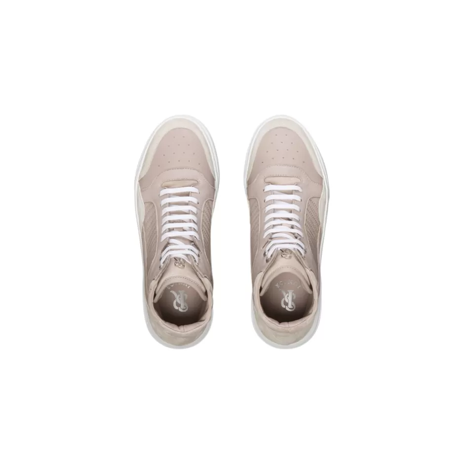 Scarpe Stefano Ricci Sneakers Alte in Pelle Vitello e Suede - Edizione Limitata con Sconto Esclusivo