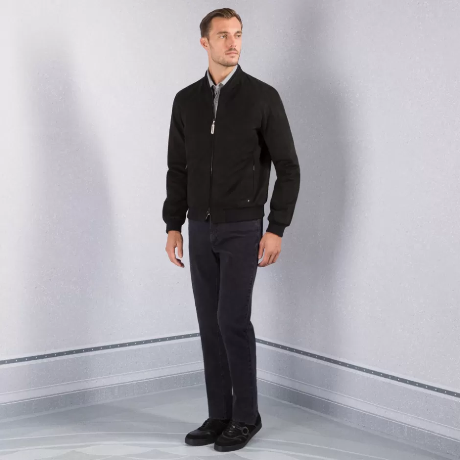 Giacca bomber in pelle di vitello pregiata - Stefano Ricci nuova collezione 

(Elegante giacca bomber con lavorazione artigianale in pelle di vitello full-grain, design Stefano Ricci)