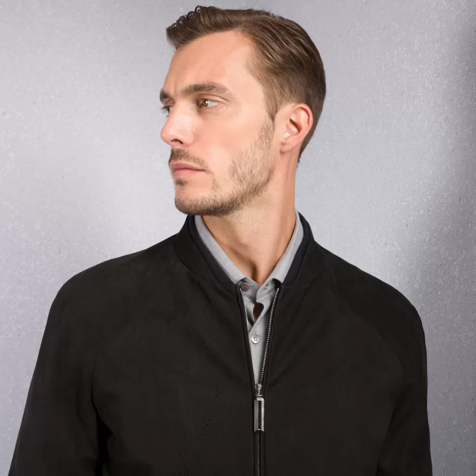 Giacca bomber in pelle di vitello pregiata - Stefano Ricci nuova collezione 

(Elegante giacca bomber con lavorazione artigianale in pelle di vitello full-grain, design Stefano Ricci)