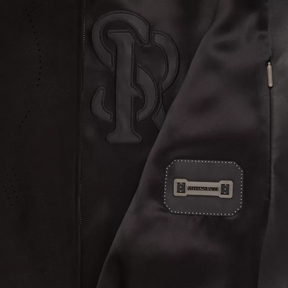 Giacca bomber in pelle di vitello pregiata - Stefano Ricci nuova collezione 

(Elegante giacca bomber con lavorazione artigianale in pelle di vitello full-grain, design Stefano Ricci)