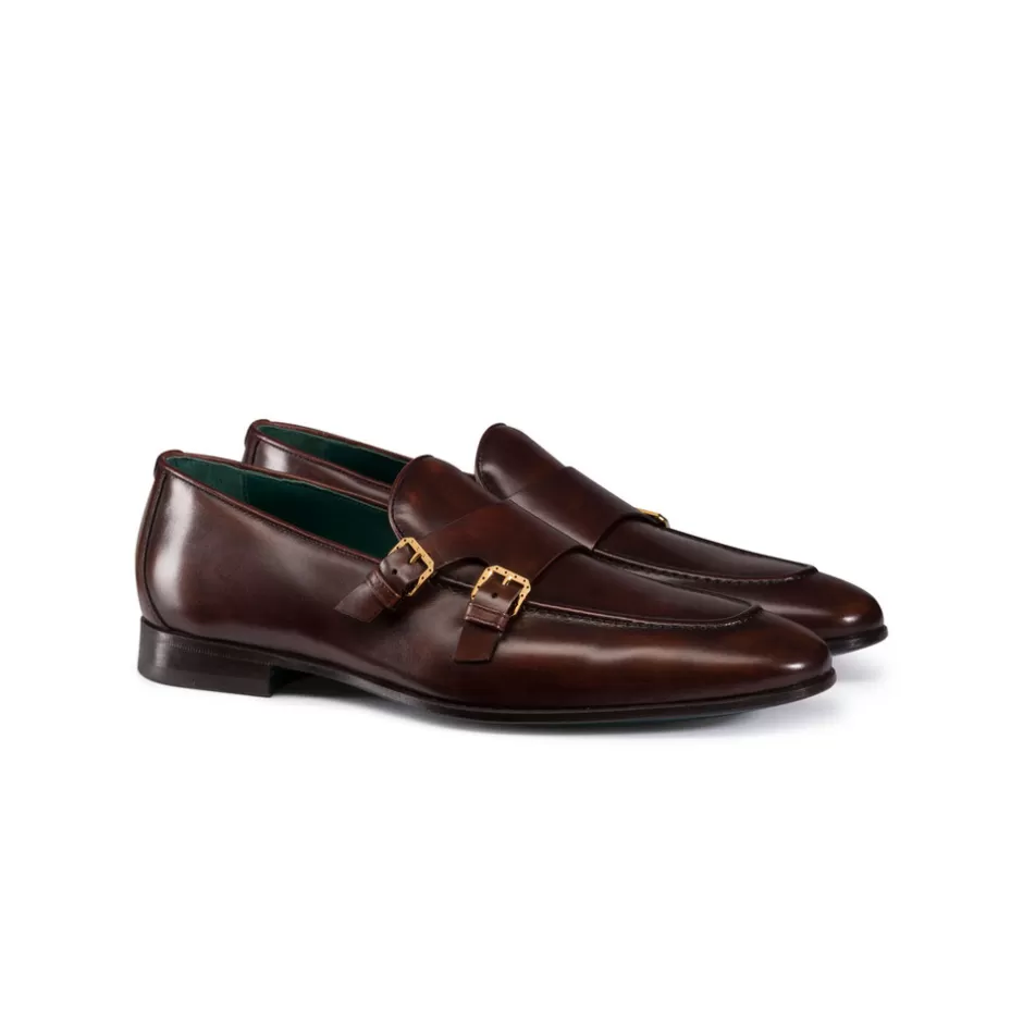 Lussuosi Mocassini con Fibbia in Pelle di Vitello - Collezione Stefano Ricci in Promozione Esclusiva