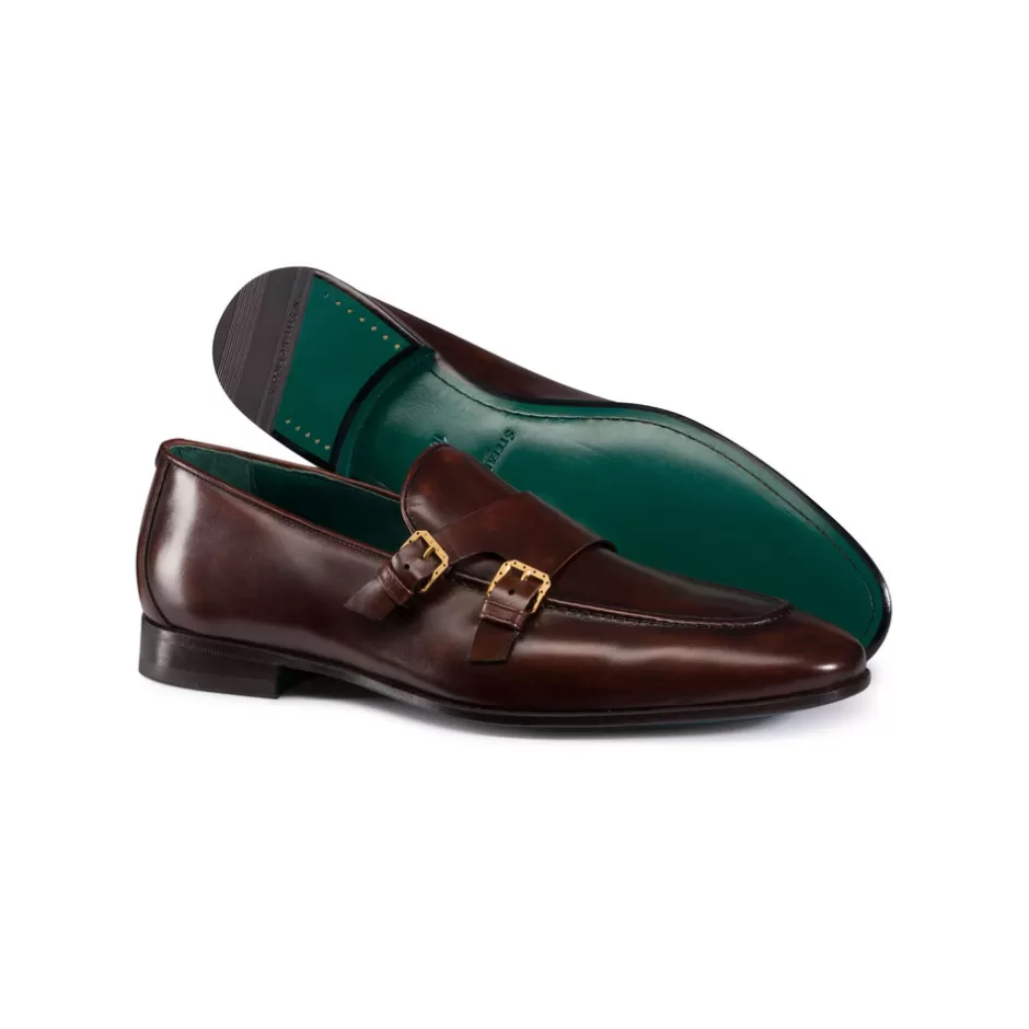 Lussuosi Mocassini con Fibbia in Pelle di Vitello - Collezione Stefano Ricci in Promozione Esclusiva