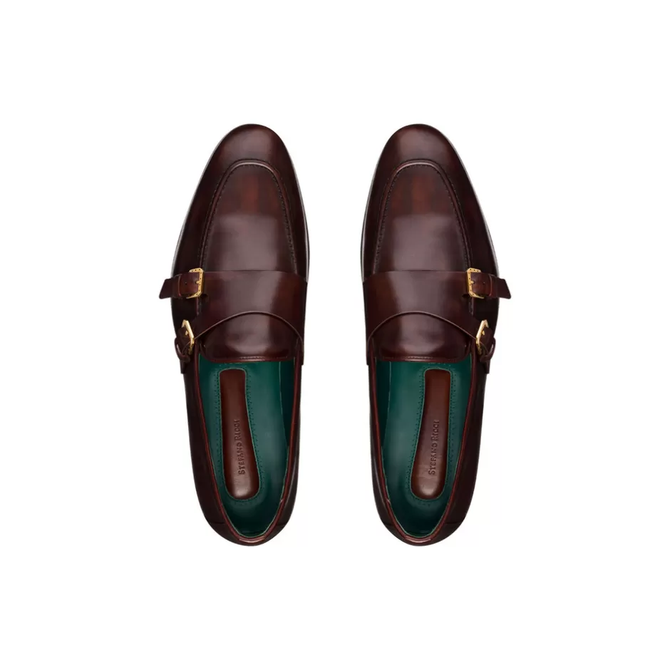 Lussuosi Mocassini con Fibbia in Pelle di Vitello - Collezione Stefano Ricci in Promozione Esclusiva