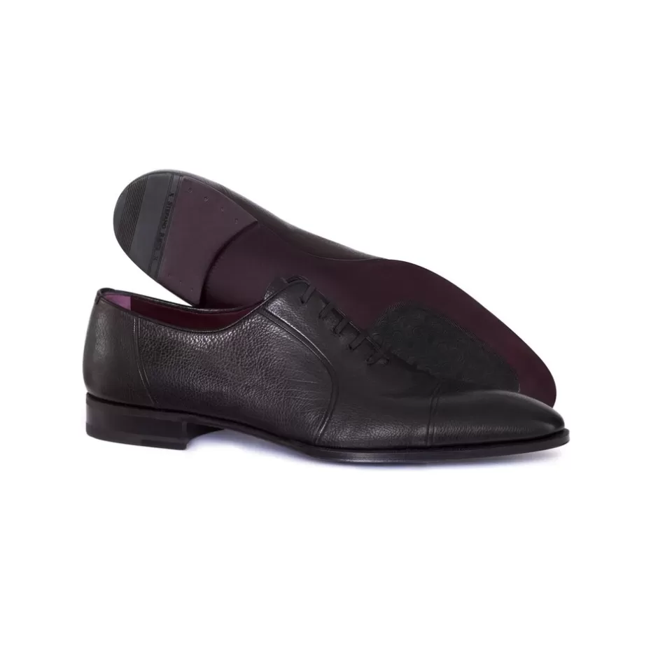 Scarpe Oxford in Pelle di Vitello Pregiata - Stefano Ricci Collezione Uomo con Fodera Morbida e Suola Cucita a Mano