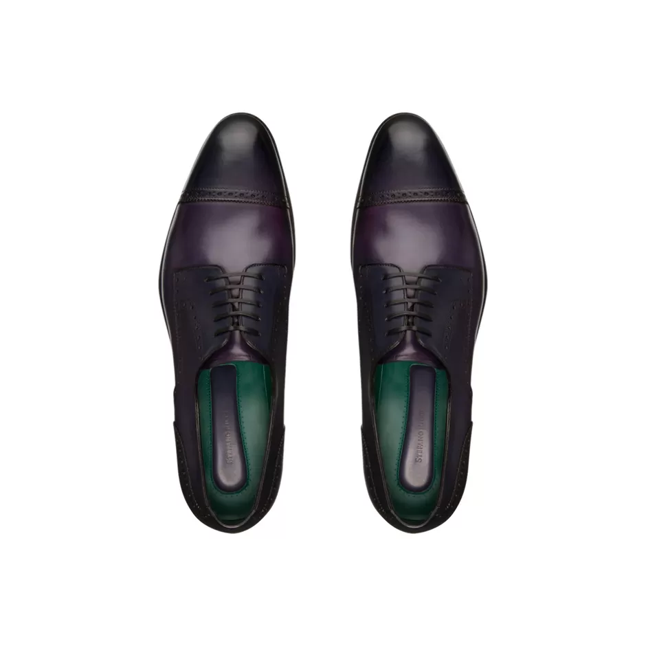 Scarpe Oxford in Pelle di Vitello Stefano Ricci - Eleganza Senza Tempo con Finiture Artigianali