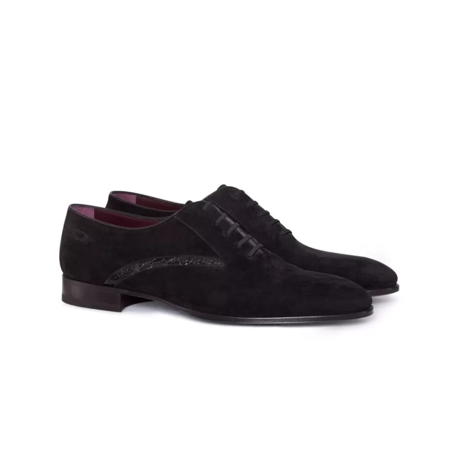 Scarpe Oxford in Pelle Scamosciata di Vitello - Collezione Esclusiva Stefano Ricci con Prezzi Competitivi