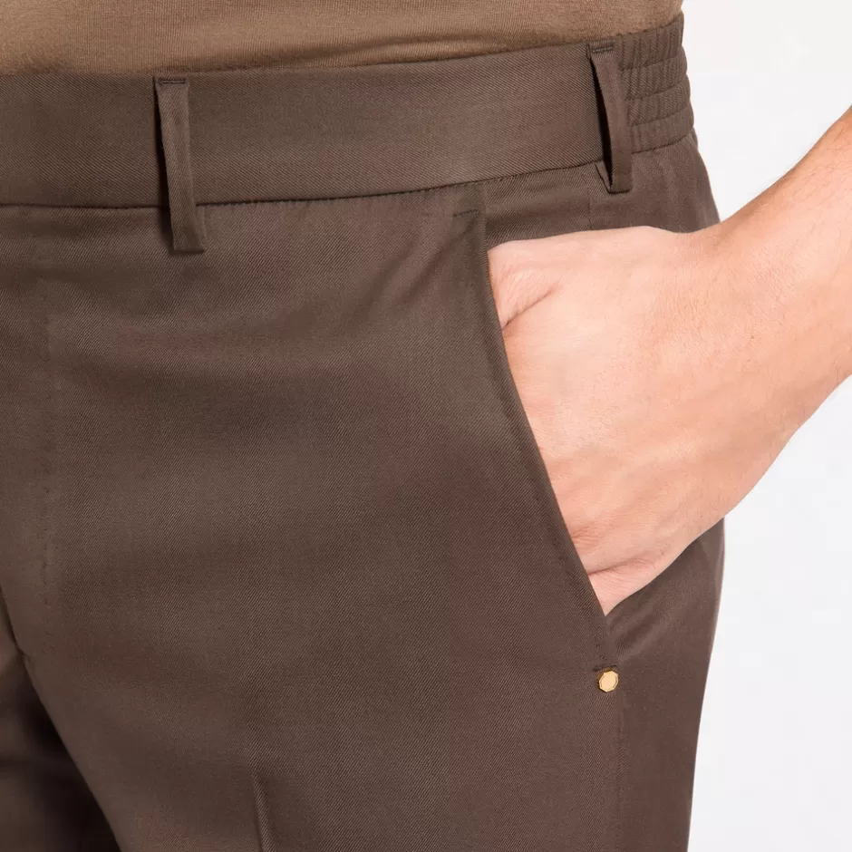 Pantaloni sportivi eleganti da uomo - Collezione outlet esclusiva Stefano Ricci con massima vestibilità