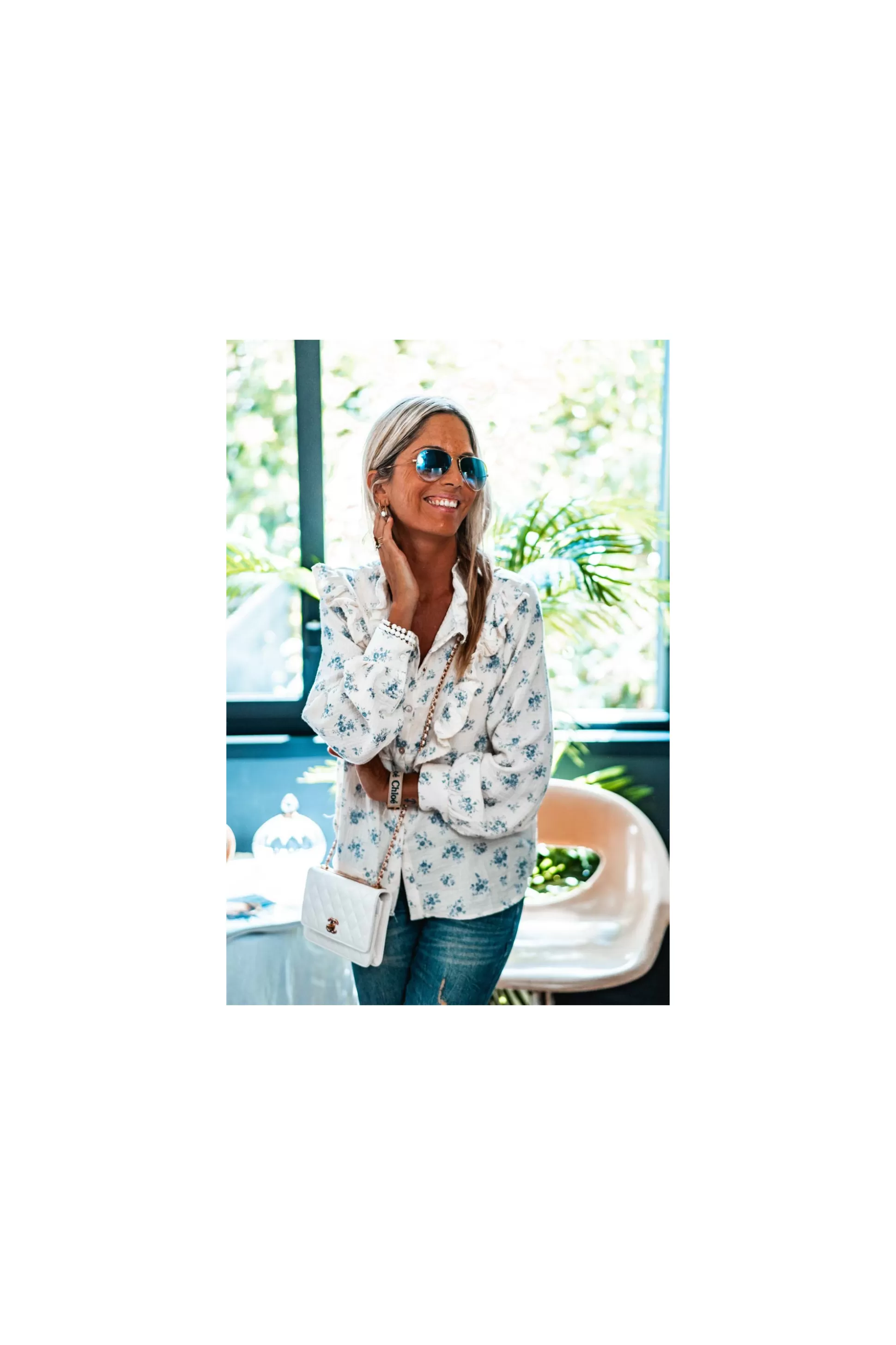 Camicia Erin in tessuto leggero con fantasia floreale - Top femminili confortevoli a poco prezzo
