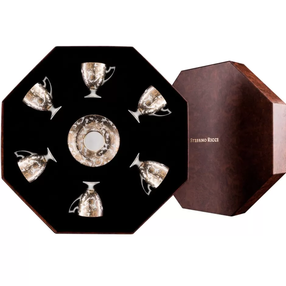 Scatola Regalo Imperiale per Tazze da Caffè - Edizione Esclusiva Botticelli con Confezione Elegante | Design Ricercato Stefano Ricci