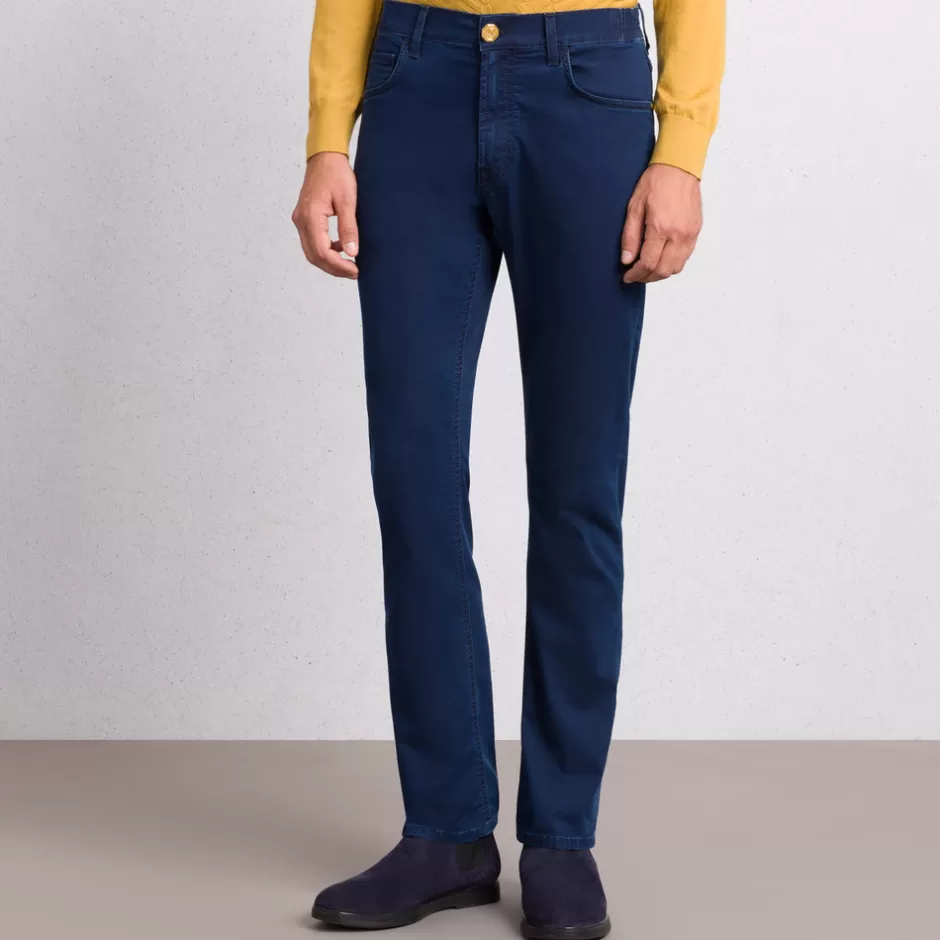 Jeans Eleganti in Misto Cotone con Fodera Morbida - Design A Sigaretta & Vita Comoda by Stefano Ricci | Confezione Artigianale Premium a Prezzo Vantaggioso Uomo