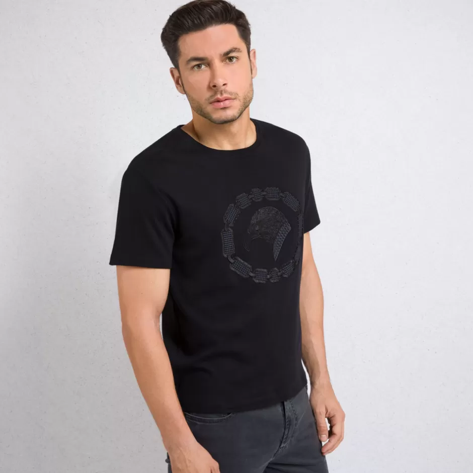 Maglietta Classica Scollo Tondo | Stefano Ricci Cotone Premium con Offerta Speciale

(：，