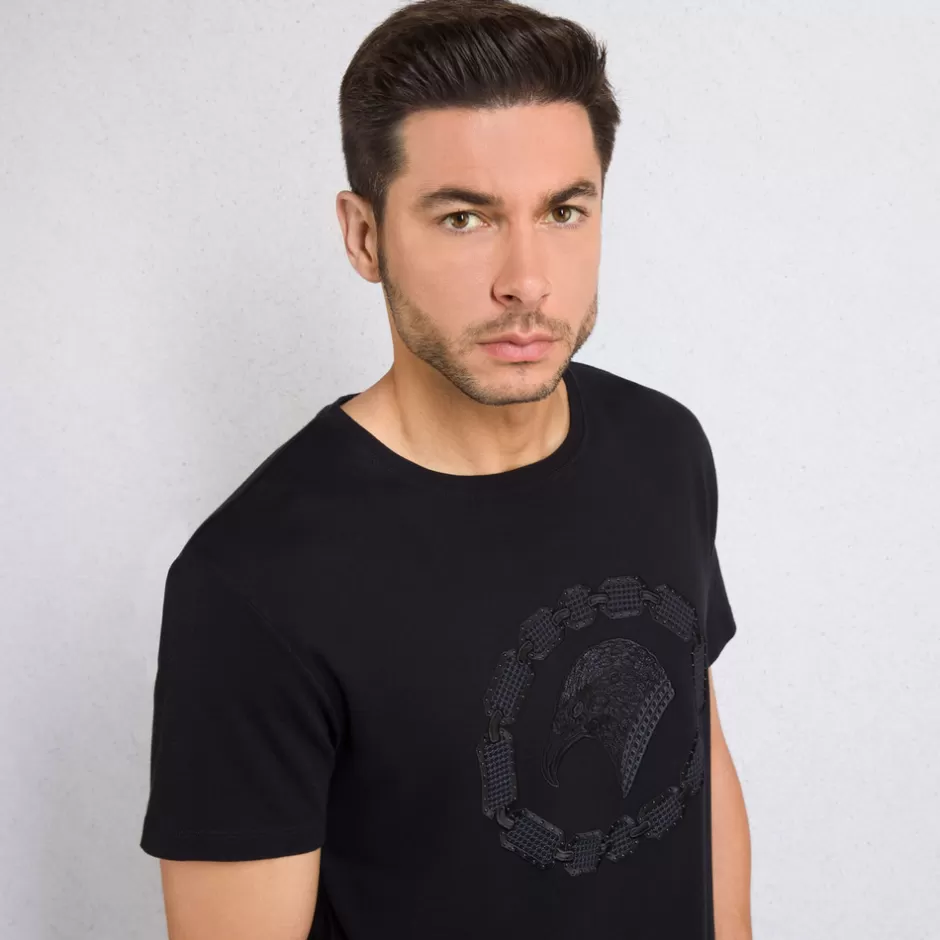 Maglietta Classica Scollo Tondo | Stefano Ricci Cotone Premium con Offerta Speciale

(：，