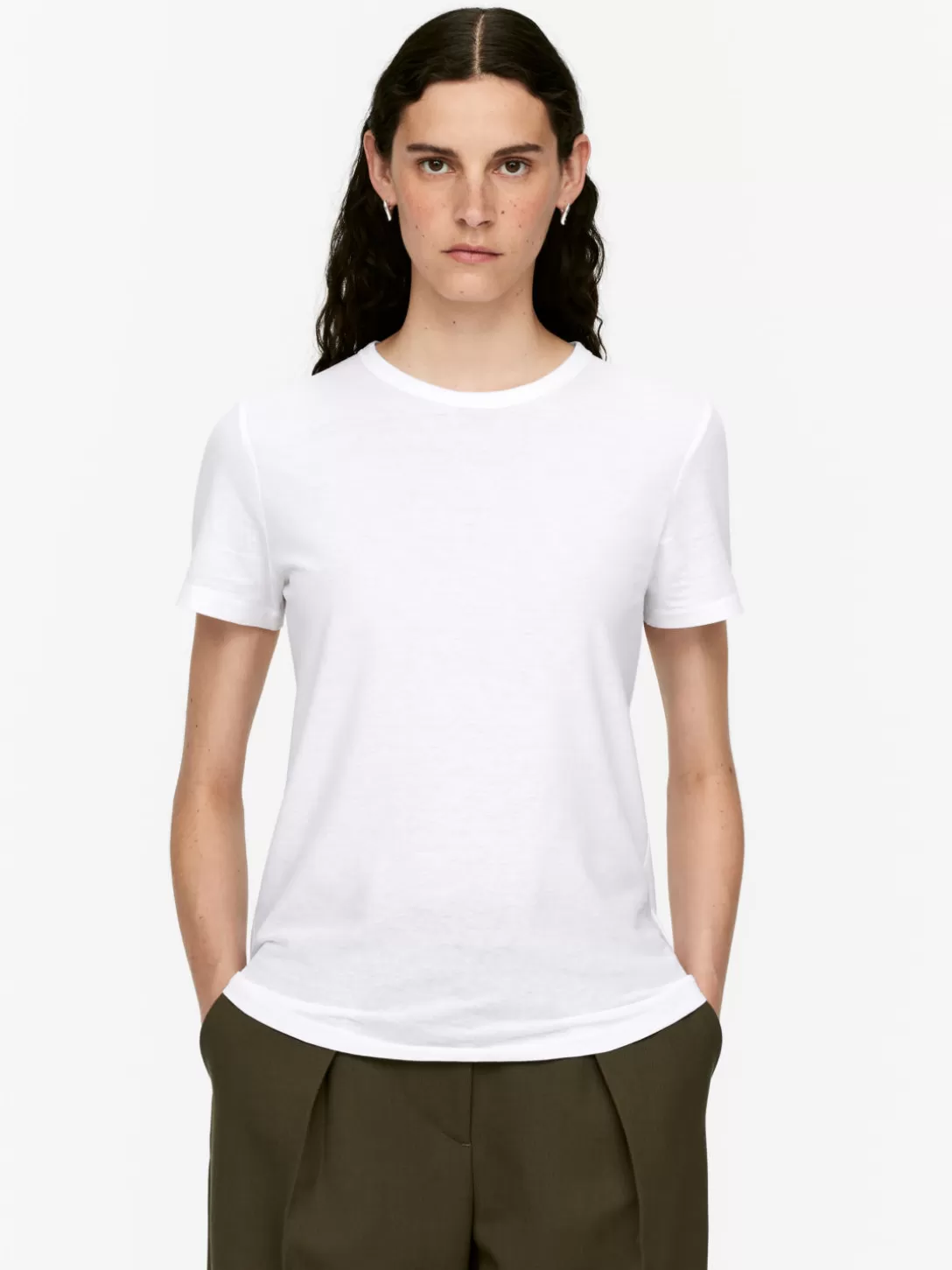 Maglietta Essentials in Tessuto Crêppad - Modello Unisex ARKET per Stagioni Primavera/Estate, Comoda e Versatile con Taglio Minimal