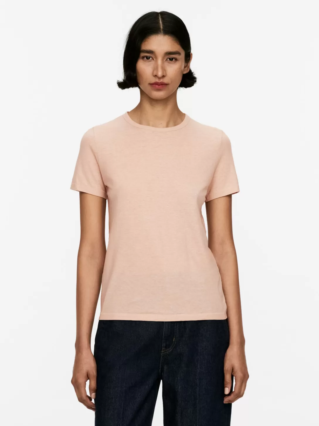 ARKET Maglietta Essential in Crêpe con Taglio Oversize - T-Shirt Unisex Casual per Tutto il Giorno