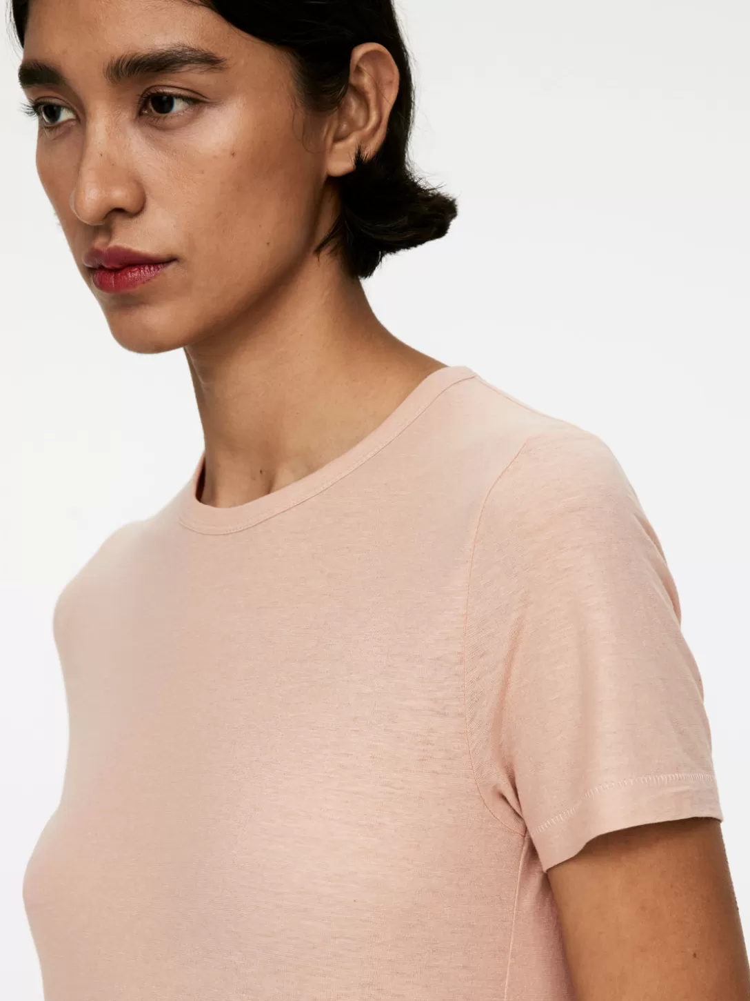 ARKET Maglietta Essential in Crêpe con Taglio Oversize - T-Shirt Unisex Casual per Tutto il Giorno