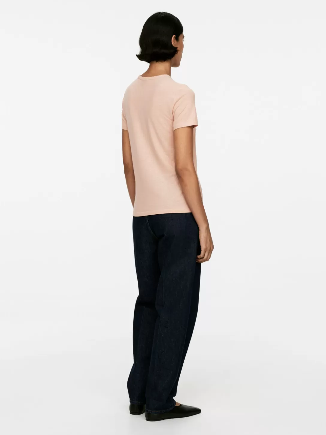 ARKET Maglietta Essential in Crêpe con Taglio Oversize - T-Shirt Unisex Casual per Tutto il Giorno