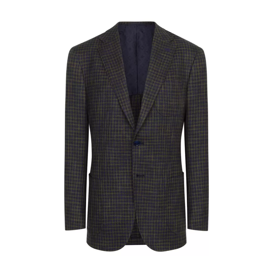 Stefano Ricci Eccellenza - Giacca Stagionale Sartoriale Deconstruito con Due Bottoni in Pura Lana