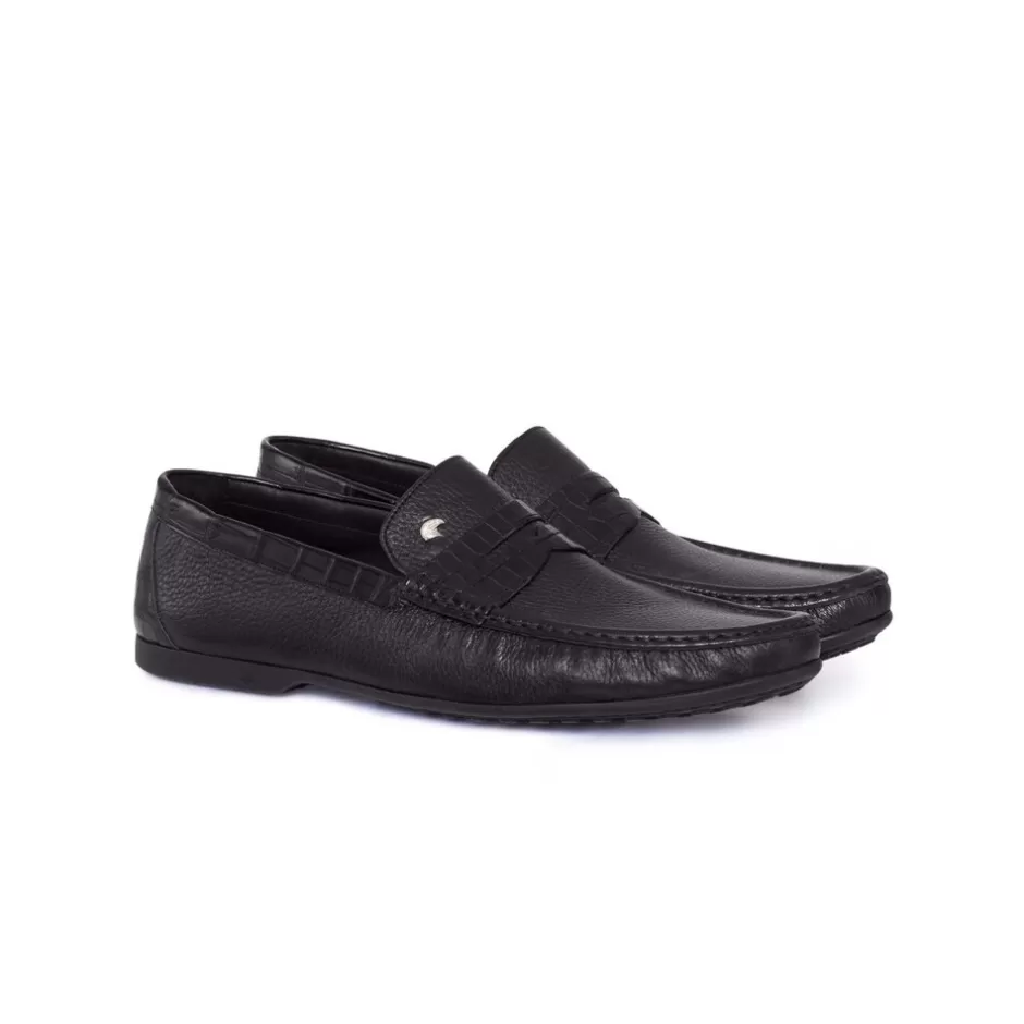 Loafer Eleganti in Pelle di Daino con Inserti di Coccodrillo | Novità Stagionale Stefano Ricci Firenze 

(：