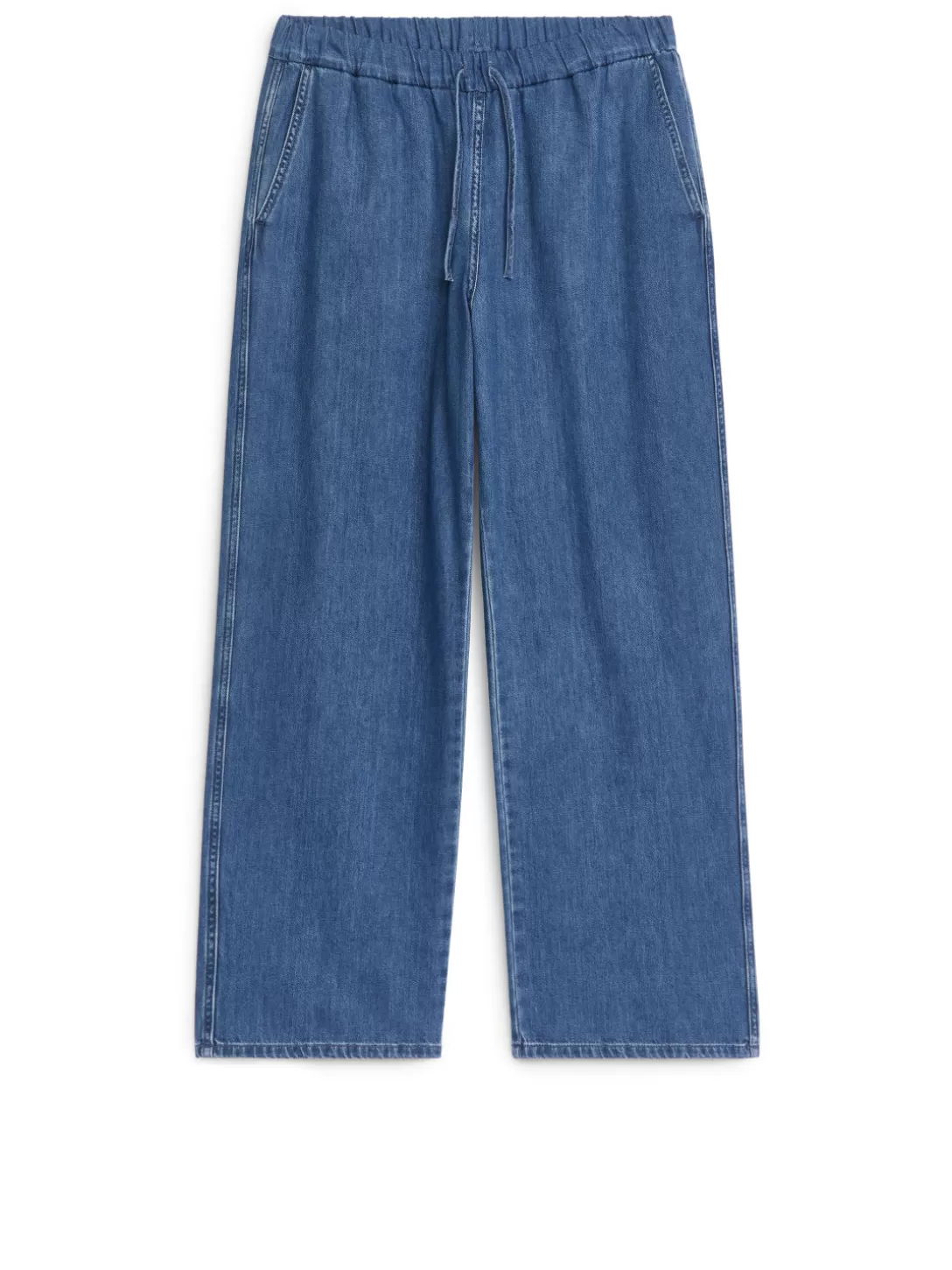 ARKET Jeans Denimbyxa a Vita Media Con Cerniera - Taglio Moderno e Confortevile