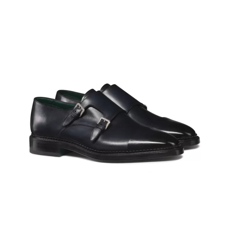 Eleganti Scarpe Monk Strap Doppia Fibbia - Stefano Ricci | Prezzo Accessibile