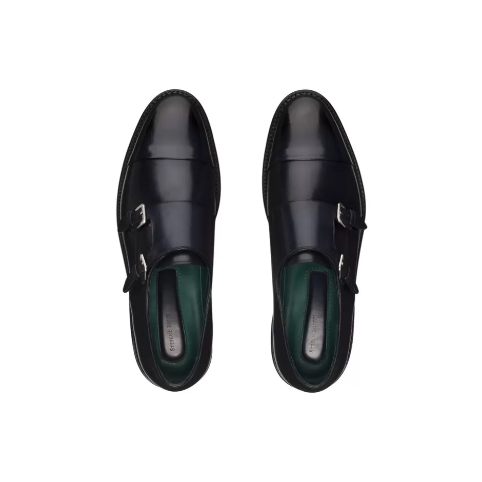 Eleganti Scarpe Monk Strap Doppia Fibbia - Stefano Ricci | Prezzo Accessibile