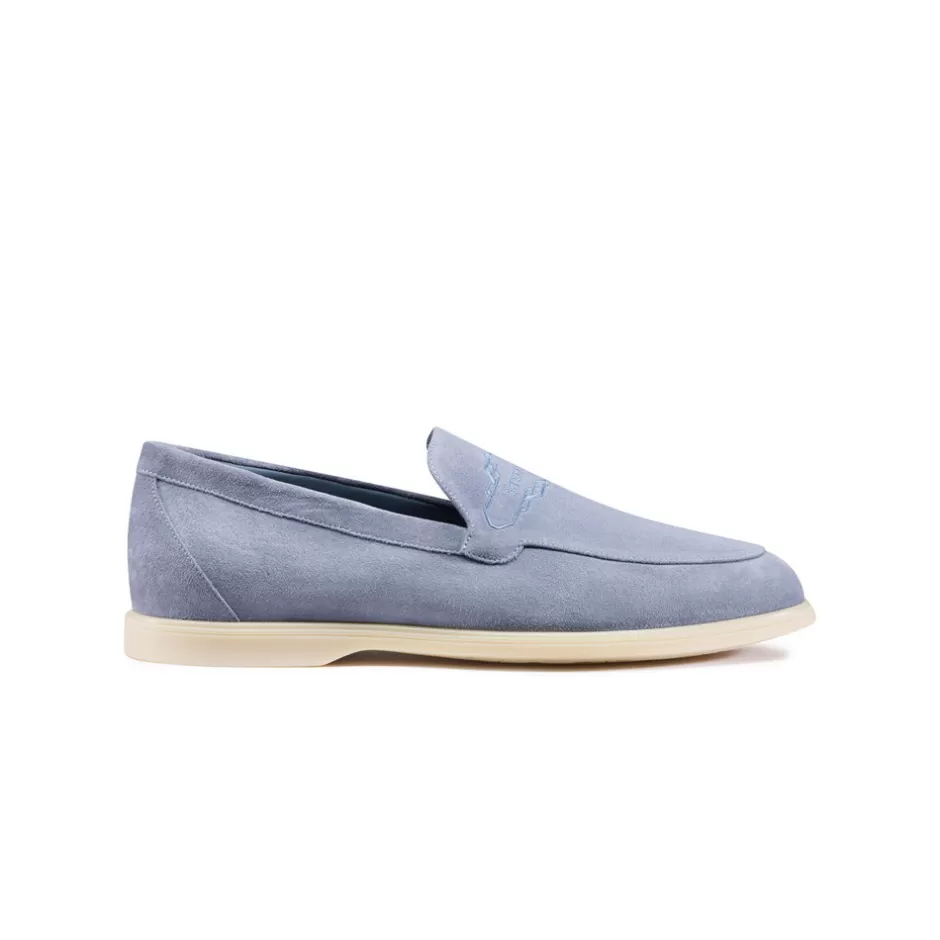 Stefano Ricci - Loafer Eleganti in Pelle Scamosciata con Ricami Artigianali | Calzatura di Lusso a Prezzo Accessibile