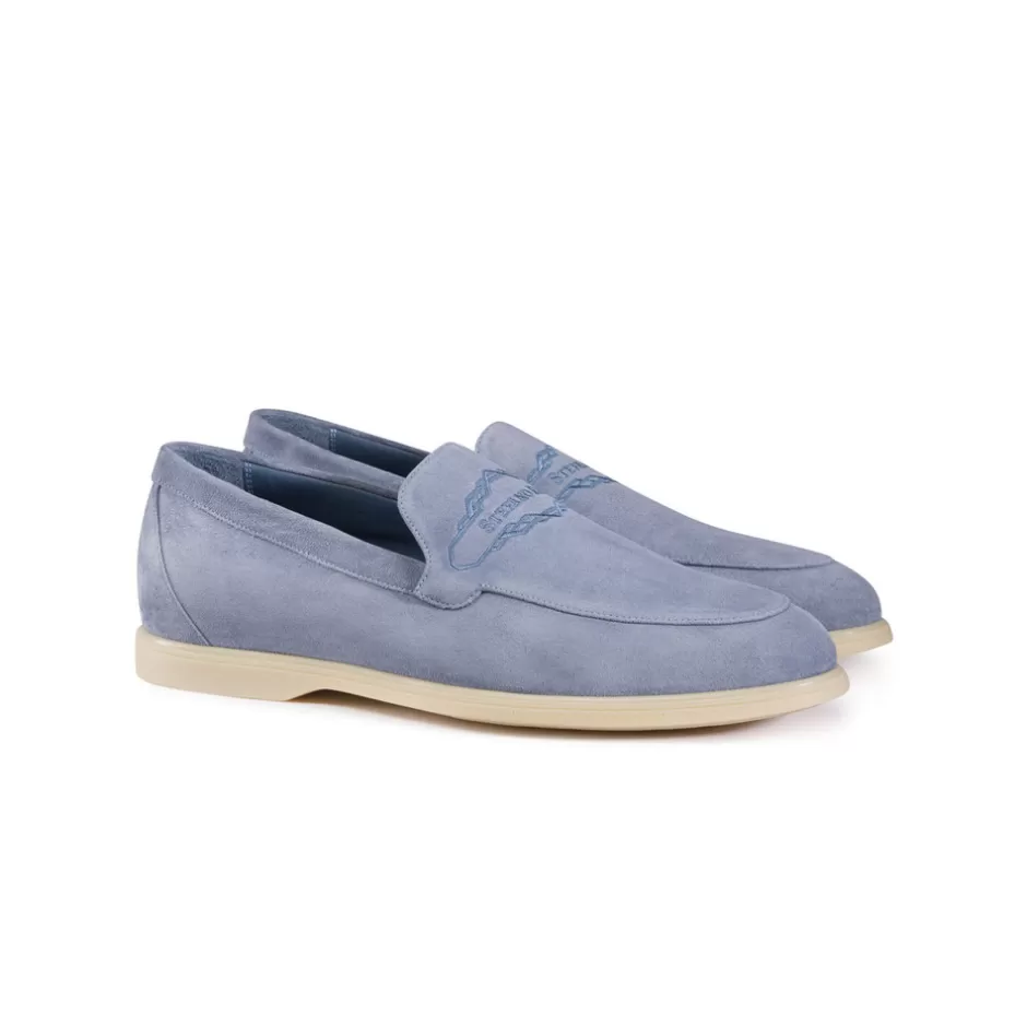 Stefano Ricci - Loafer Eleganti in Pelle Scamosciata con Ricami Artigianali | Calzatura di Lusso a Prezzo Accessibile