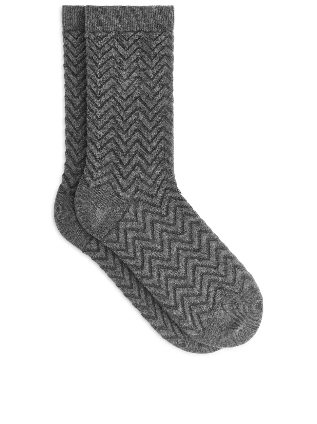 Calze Eleganti in Cotone con Motivo Lisca di Pesce - ARKET Collection Esclusiva per Tutto il Giorno