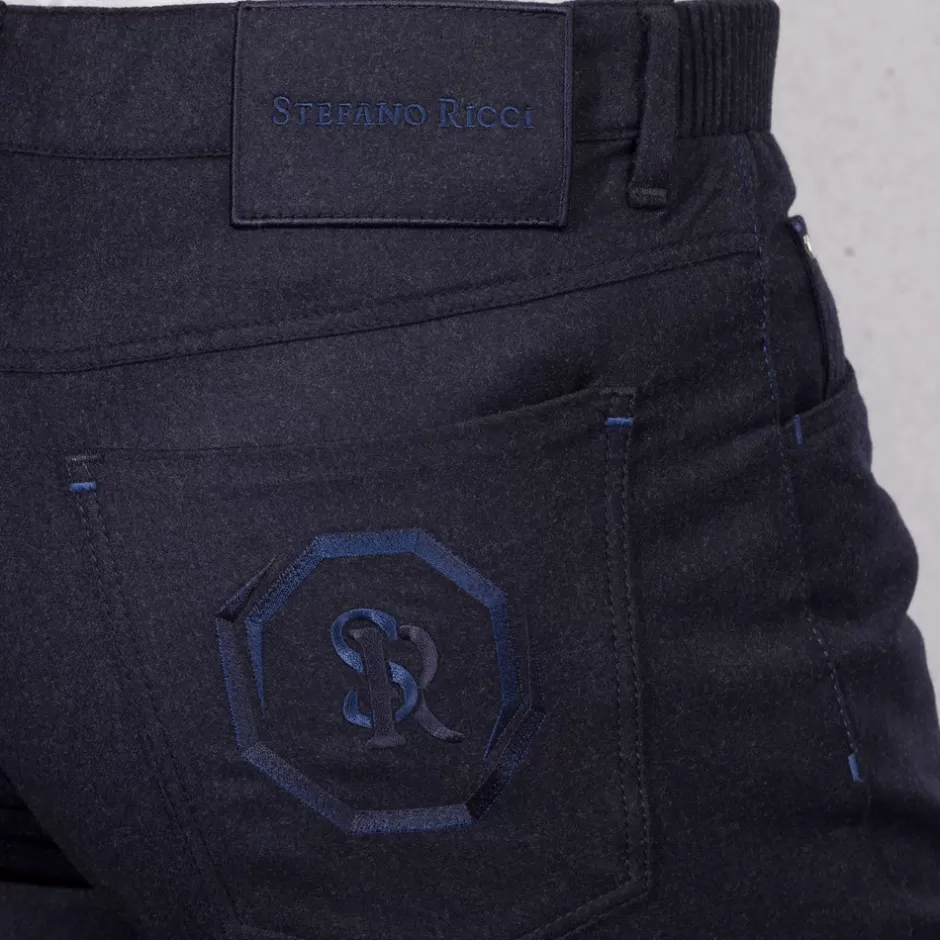 Stefano Ricci: Pantaloni Eleganti con 5 Tasche - Edizione Esclusiva Estate

（，，