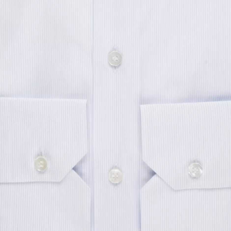 STEFANO RICCI: Camicia in Cotone Egiziano Giza 45 - Stile Asti con Confezione Elegante