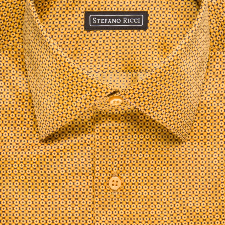 Camicia Artigianale di Ivrea - Confezionata a Mano con Cuciture Raffinate | Abbigliamento Elegante Stefano Ricci - Collezione Pregiata