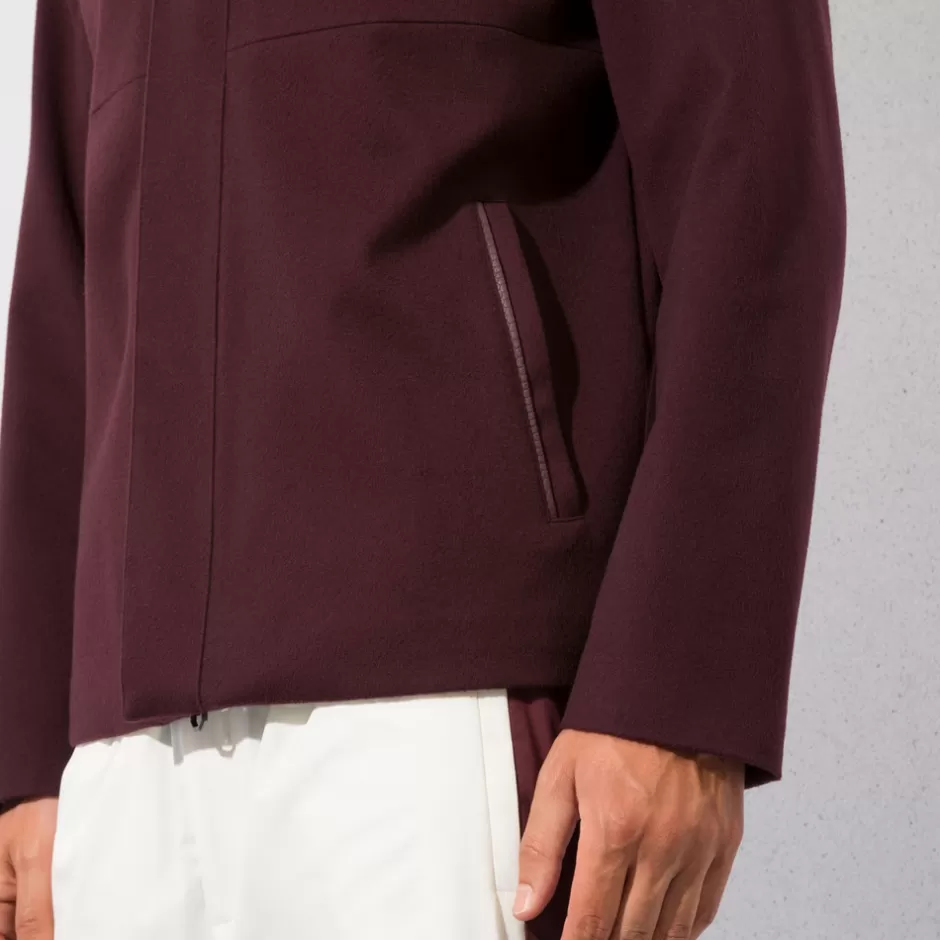 Giacca Sportiva con Cappuccio Autunno/Inverno | Cappotto Uomo in Lana Merino | Collezione Esclusiva Stefano Ricci