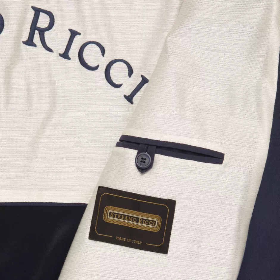 Lussuosa Giacca con Cappuccio in Seta Stefano Ricci Collezione Esclusiva
