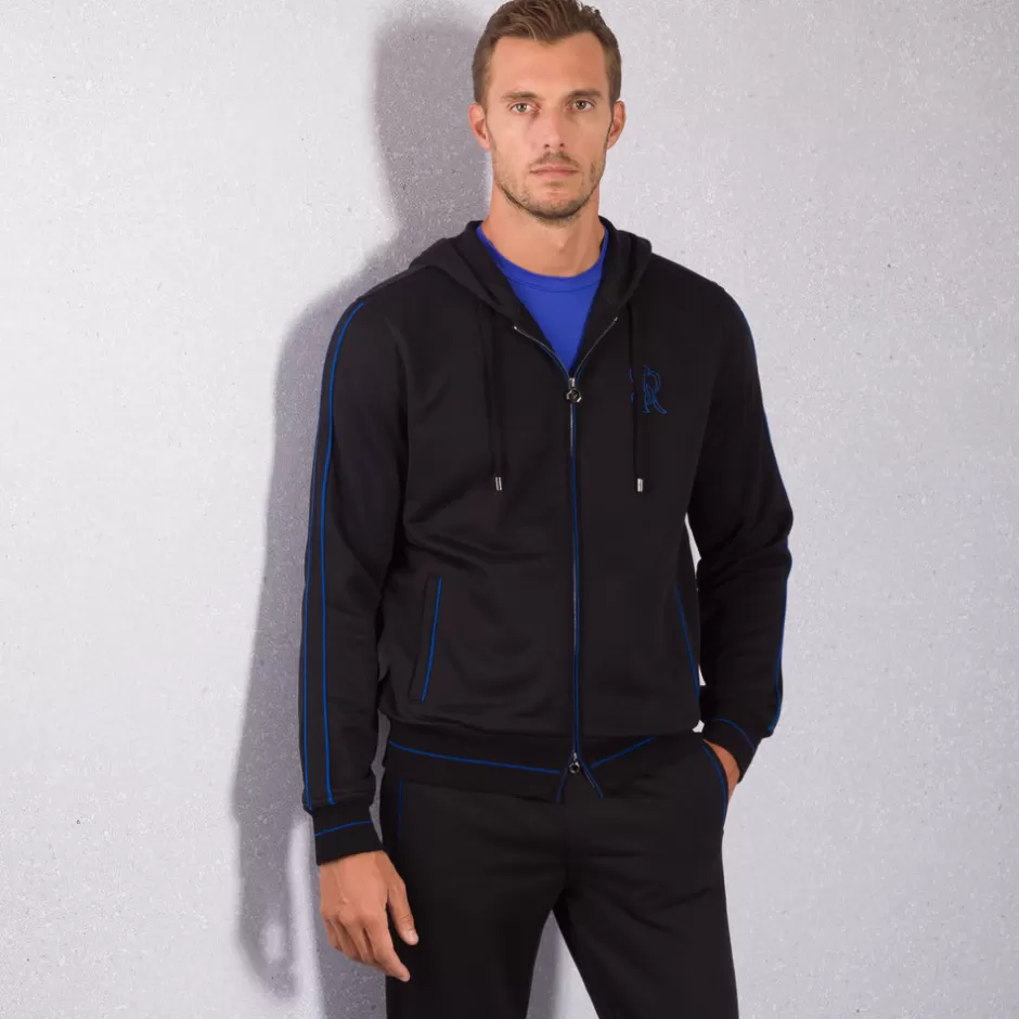 Giubbotto Sportivo con Cappuccio e Zip Frontale | Collezione Esclusiva Stefano Ricci per Uomo