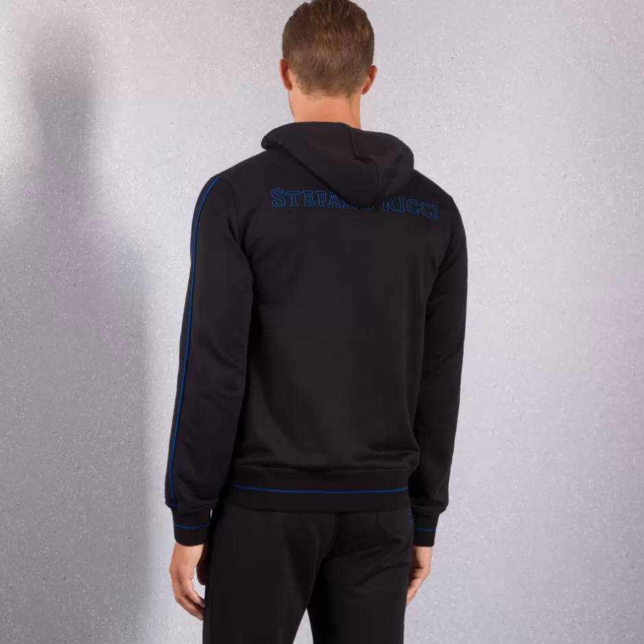 Giubbotto Sportivo con Cappuccio e Zip Frontale | Collezione Esclusiva Stefano Ricci per Uomo