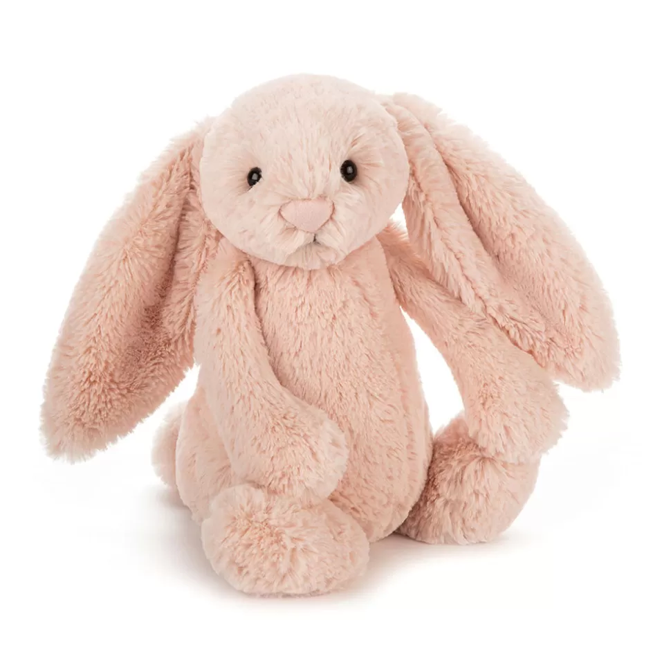 Peluche Jellycat Coniglietto Timido Rosa Medio + Libro Illustrato 