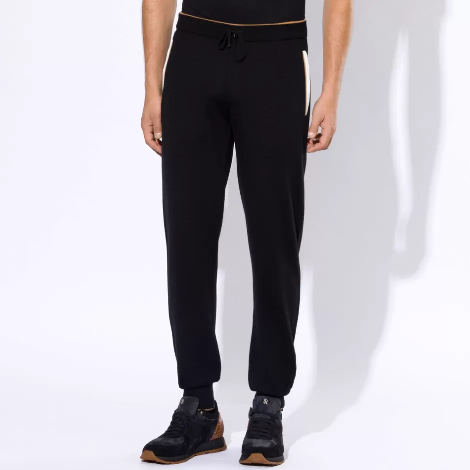 Pantaloni Sportivi in Maglieria Pregiata - Eleganza Stefano Ricci con Design Dinamico e Comfort Assoluto
