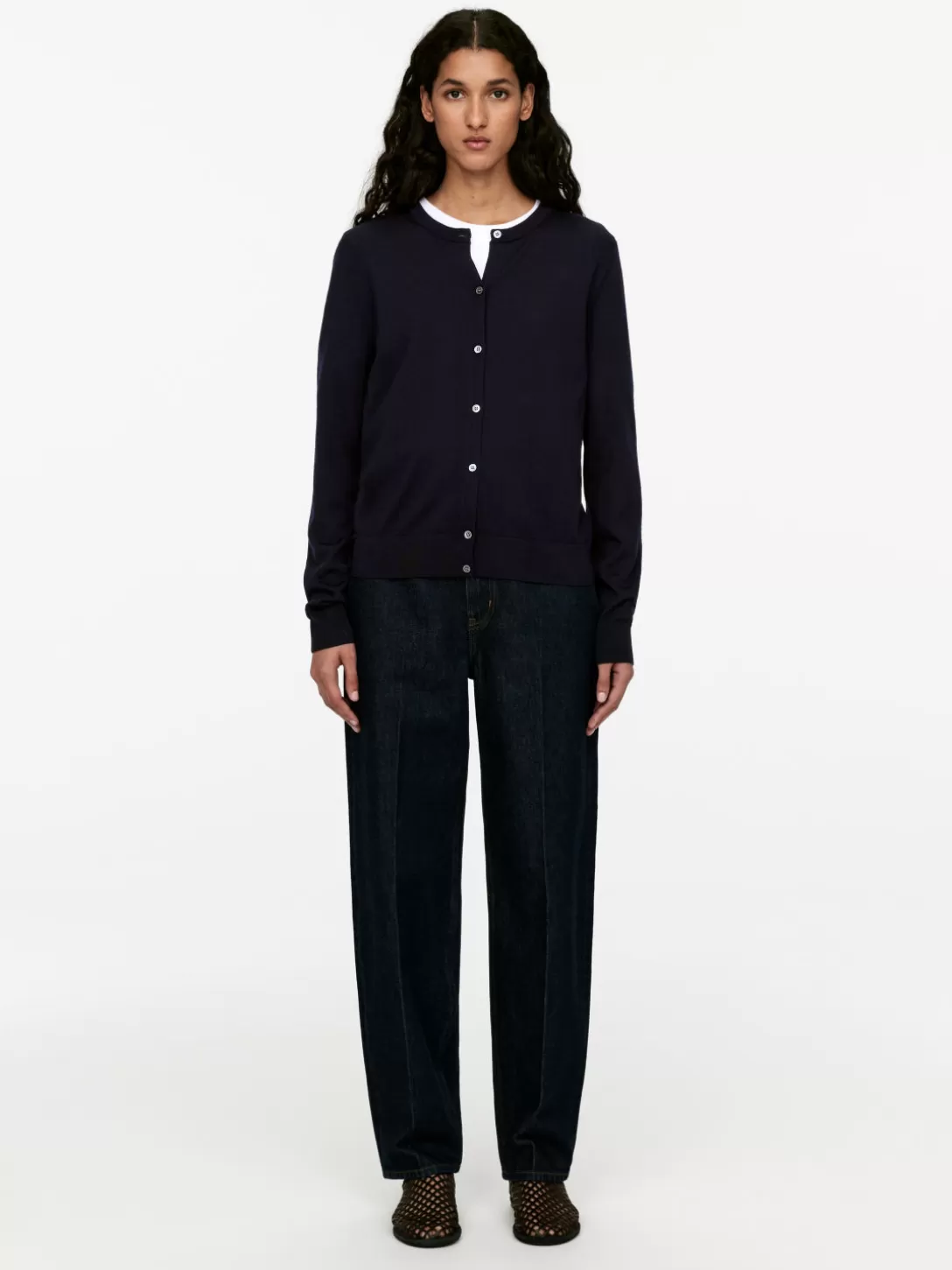 Cardigan in Pura Lana Merino - Maglioni e Pullover Confortevoli con Design Moderno ARKET