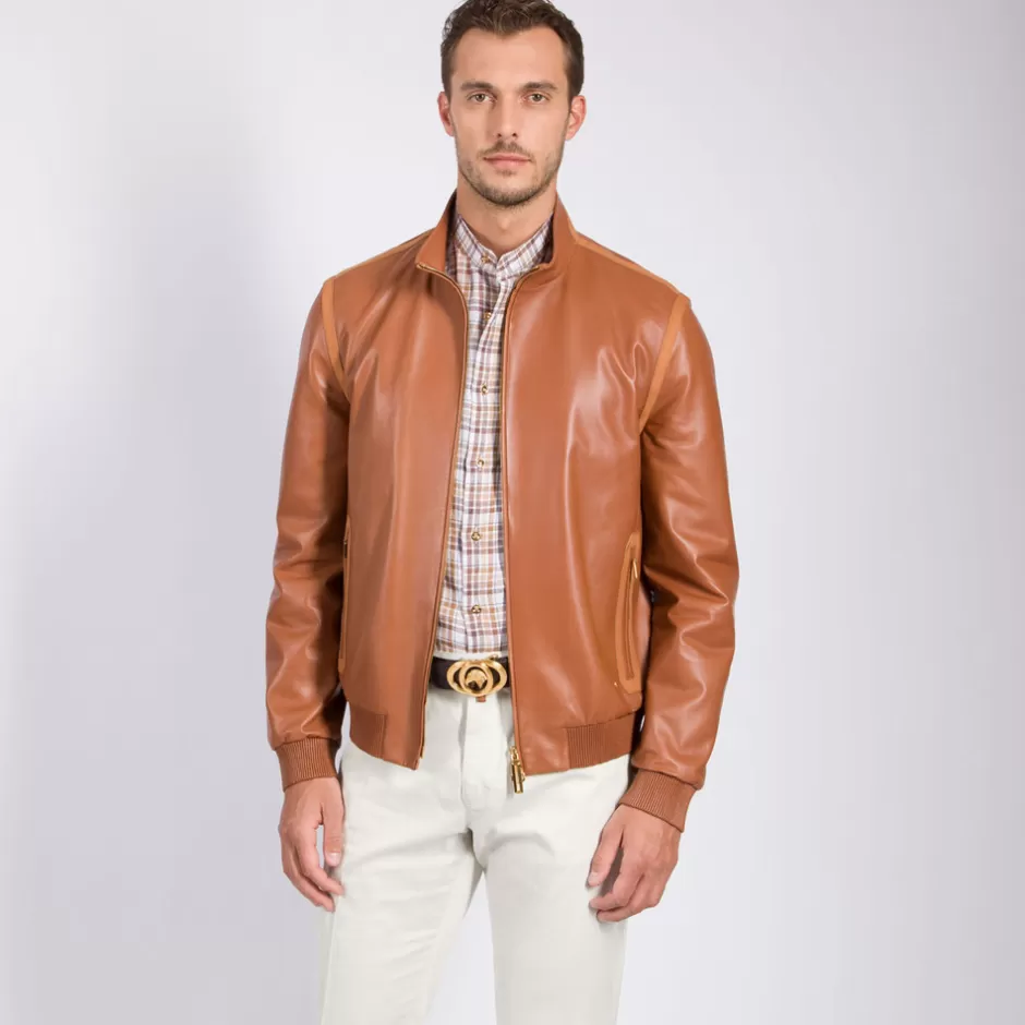 Blouson in Pelle d'Agnello Pregiata | Capolavoro Artigianale Stefano Ricci Collezione Esclusiva