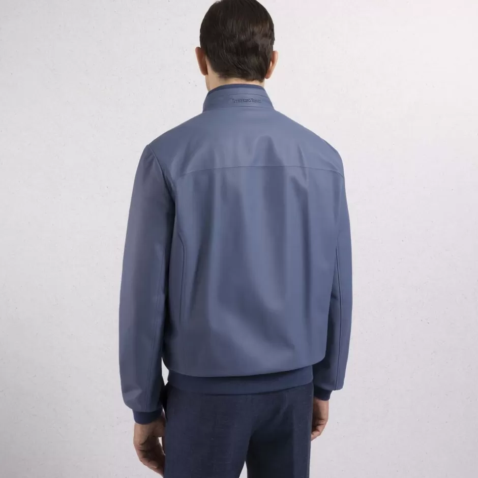 Giacca in Pelle d'Agnello Elegante - Blouson Firmato Stefano Ricci con Stile Impeccabile
