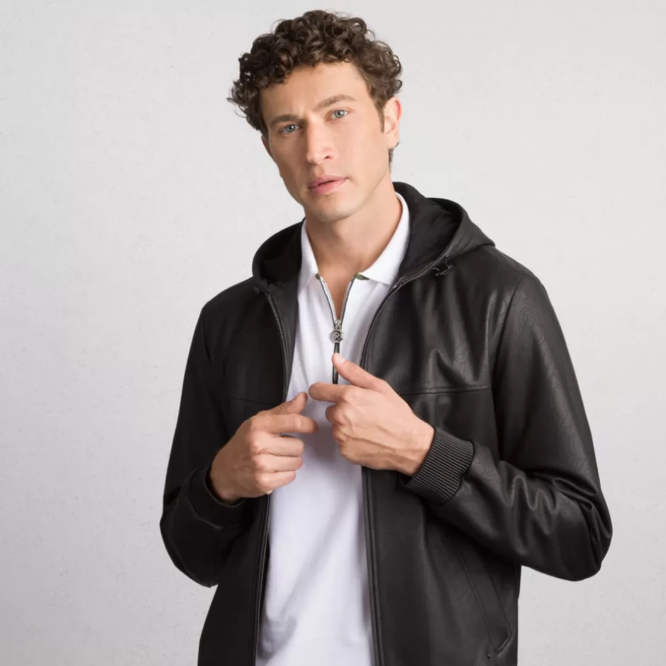 Giacca con Cappuccio in Pelle d'Agnello | Design Esclusivo Stefano Ricci Uomo - Autunno-Inverno 2024
