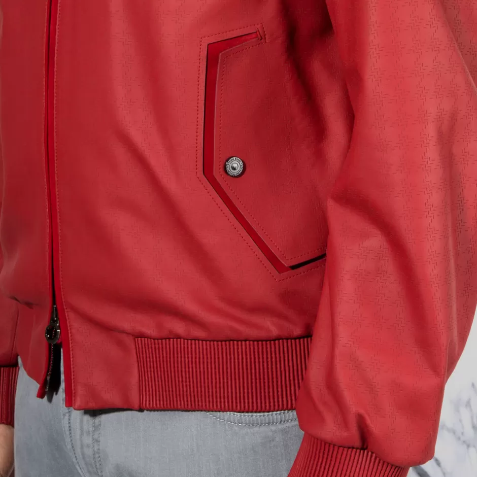 Giacca in Pelle d'Agnello con Cappuccio Regolabile - Collezione Stefano Ricci | Edizione Limitata con Sconto Lampo

（：，