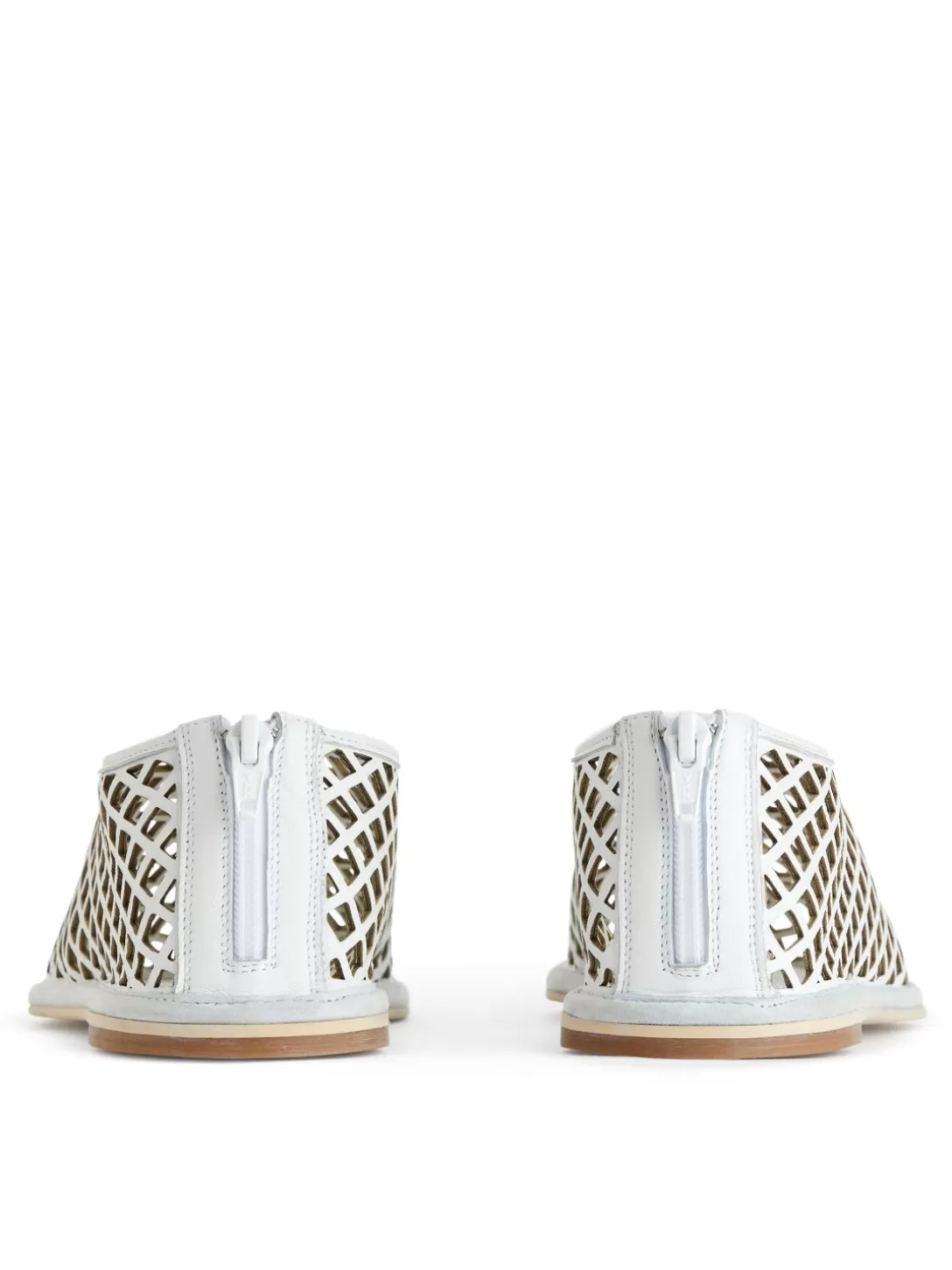 Eleganti ballerine in pelle con dettagli traforati - ARKET Design Esclusivo